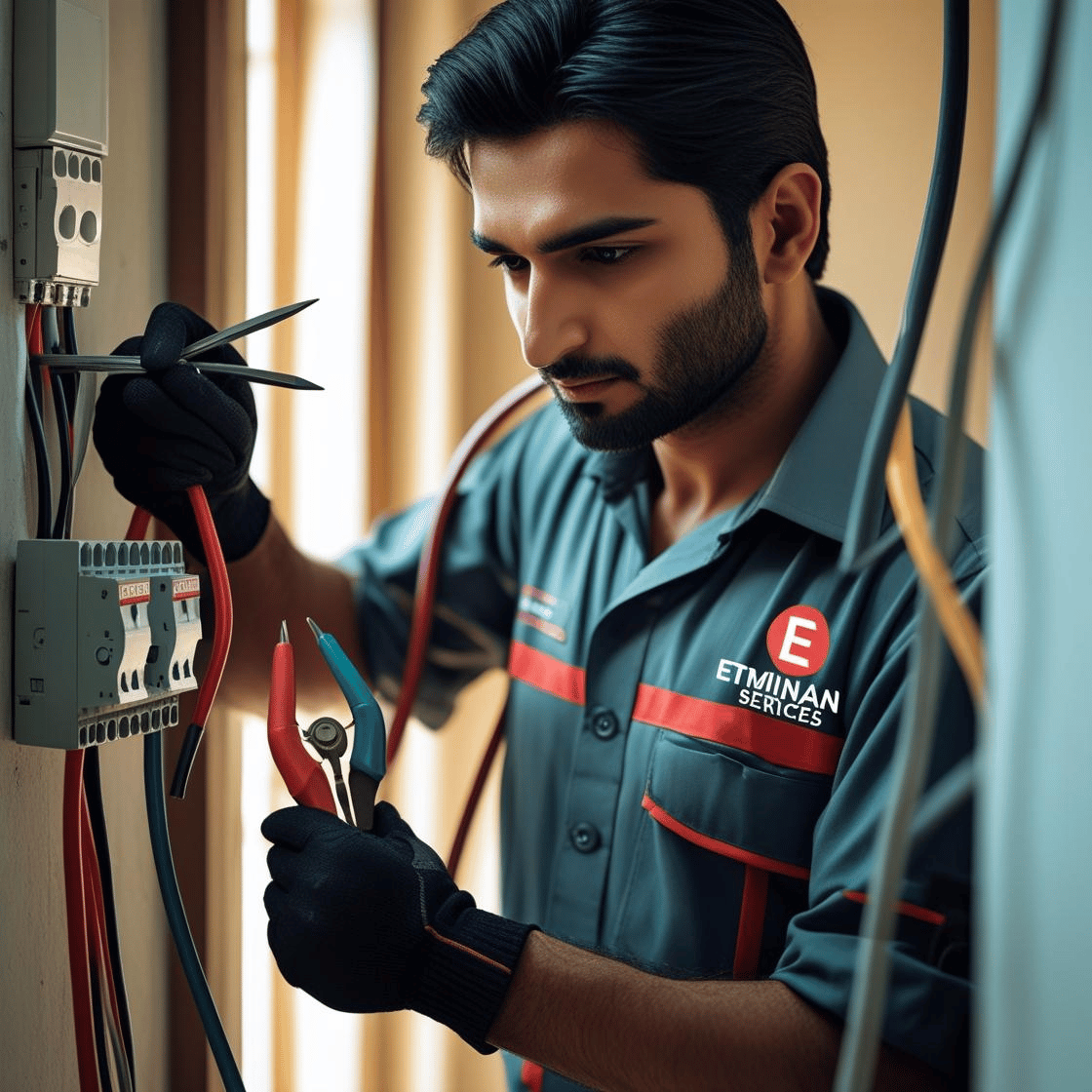 Electrician service banner 