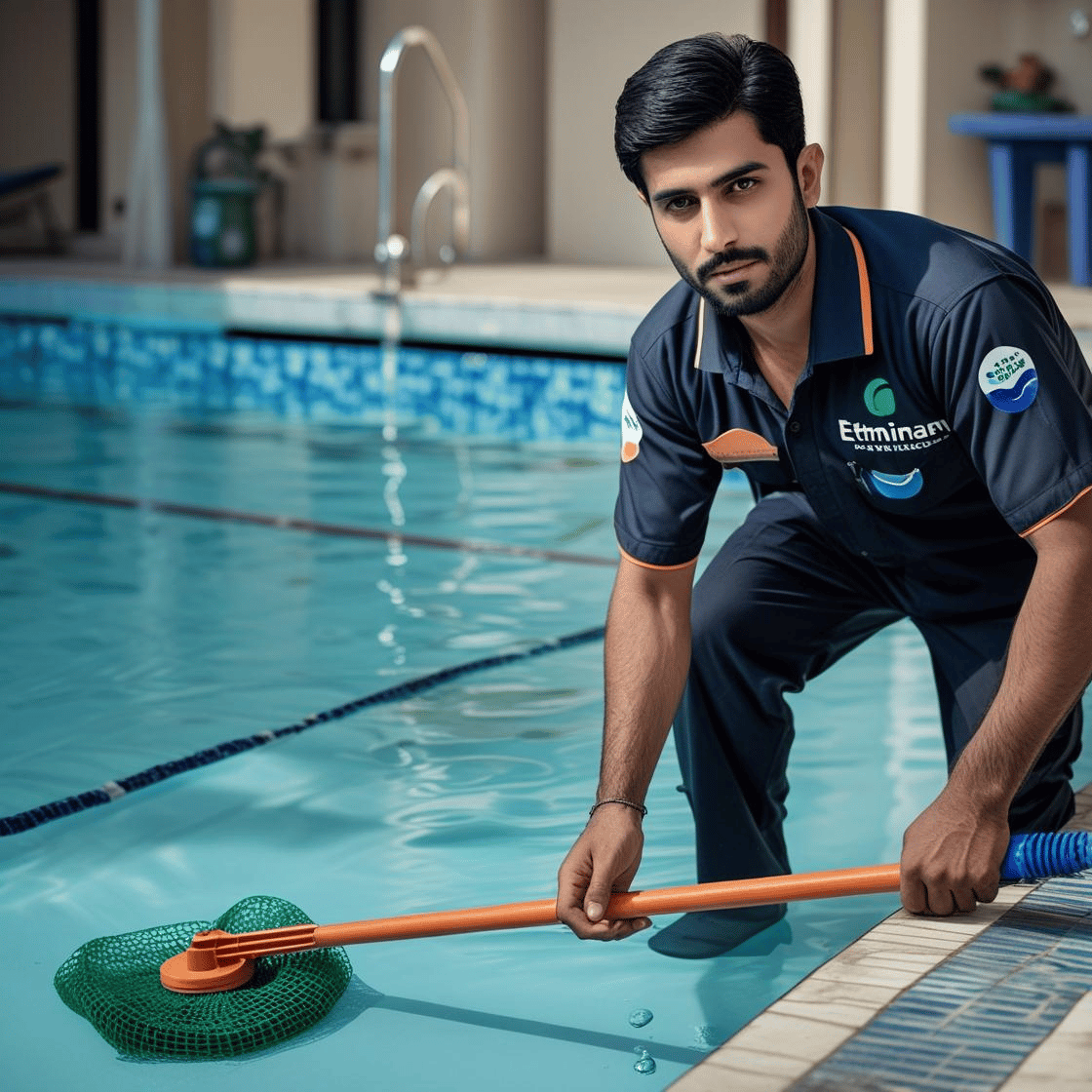 Swimming pool Maintenance service banner